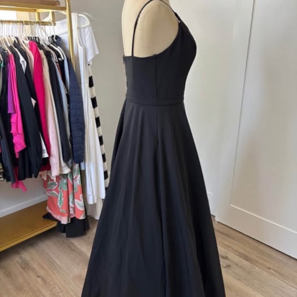 Ieena for Mac Duggal Black Classic A-Line Formal Dress Size 0 - Picture 6 of 10